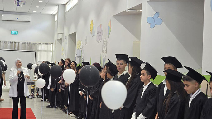 تخريج الفوج الثامن والعشرون في مدرسة المستقبل الابتدائية في جلجولية 